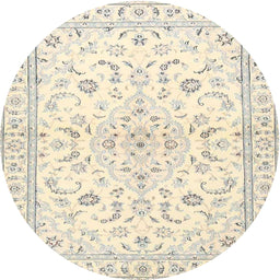 Square Machine Washable Traditional Tan Brown Rug, wshtr4706