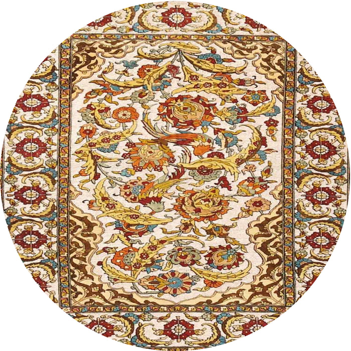 Square Machine Washable Traditional Mahogany Brown Rug, wshtr4810