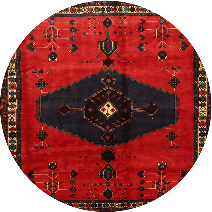 Square Machine Washable Traditional Bakers Brown Rug, wshtr637