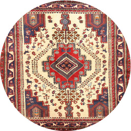 Square Machine Washable Traditional Fire Brick Red Rug, wshtr643