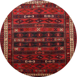 Square Machine Washable Traditional Sepia Brown Rug, wshtr662