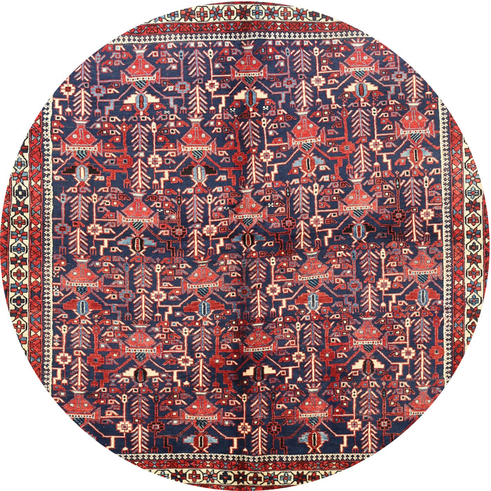 Round Traditional Pink Persian Rug, tr711