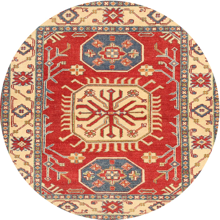 Square Machine Washable Traditional Red Rug, wshtr737