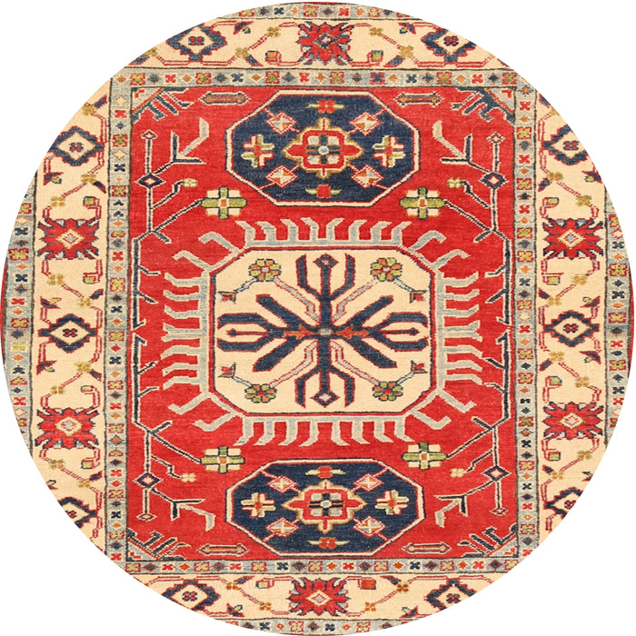 Square Machine Washable Traditional Red Rug, wshtr753