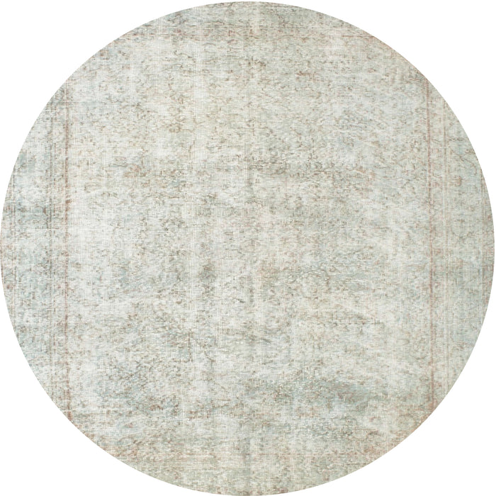 Square Machine Washable Traditional Dark White Beige Rug, wshtr776