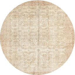 Square Machine Washable Traditional Gold Rug, wshtr936