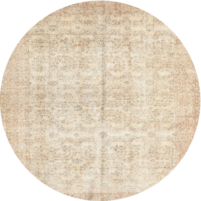 Square Machine Washable Traditional Gold Rug, wshtr936