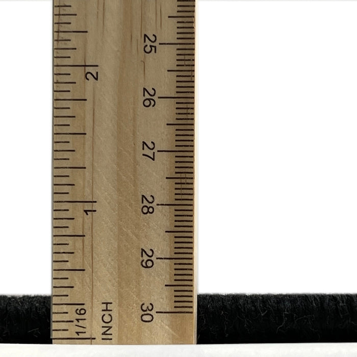 Thickness of Traditional Burgundy Brown Persian Rug, tr2505