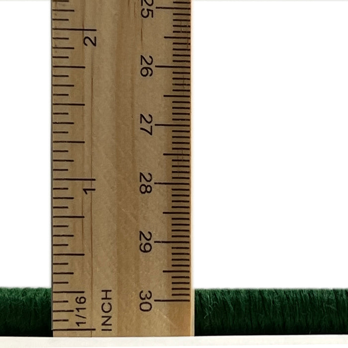 Thickness of Mid-Century Modern Light Sea Green Oriental Rug, urb3147