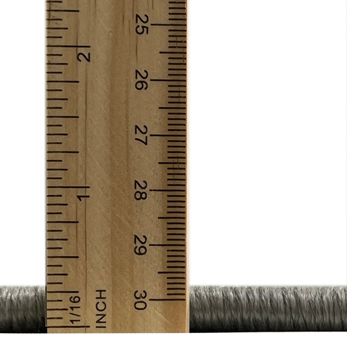 Serging Thickness of Oriental Gray Industrial Rug, urb1889gry