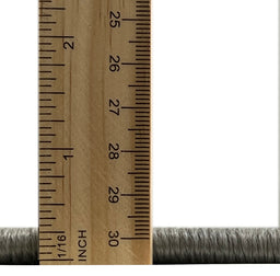 Sideview of Persian Gray Bohemian Rug, con614gry