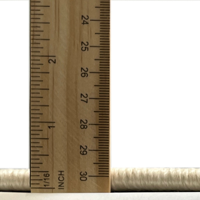 Thickness of Traditional Golden Blonde Gold Oriental Rug, tr844