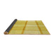 Thickness of Patterned Yellow Rug, pat10yw