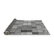 Thickness of Patterned Smokey Gray Rug, pat100gry