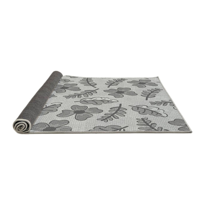 Thickness of Patterned Gray Rug, pat1003gry