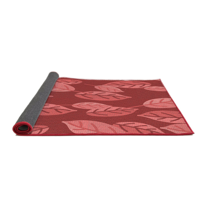 Thickness of Patterned Red Rug, pat1009rd