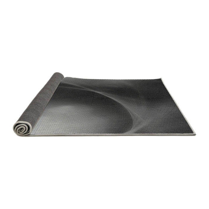 Thickness of Patterned Gray Rug, pat101gry