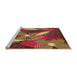 Sideview of Machine Washable Transitional Bronze Brown Rug, wshpat1010org