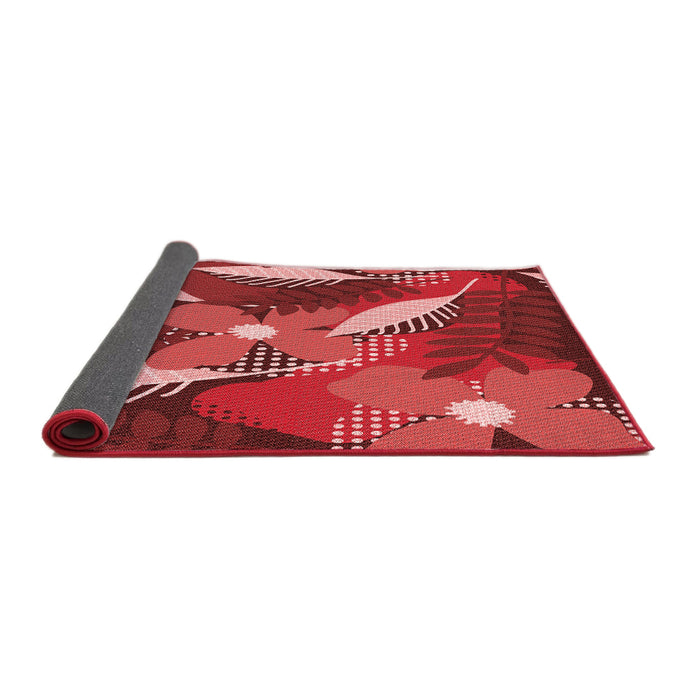 Thickness of Patterned Red Rug, pat1010rd