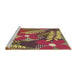 Sideview of Machine Washable Transitional Brown Rug, wshpat1011brn