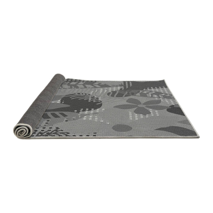 Thickness of Patterned Gray Rug, pat1012gry