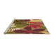 Sideview of Machine Washable Transitional Golden Gold Rug, wshpat1013org