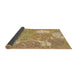 Sideview of Patterned Light Brown Rug, pat1014brn