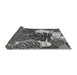 Thickness of Patterned Dark Gray Rug, pat1015gry