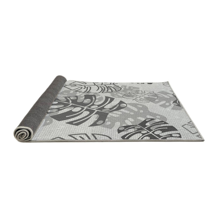 Thickness of Patterned Gray Rug, pat1018gry