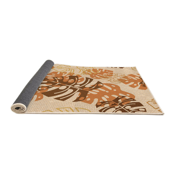 Thickness of Patterned Orange Rug, pat1019org