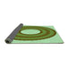 Thickness of Patterned Light Green Rug, pat1021grn