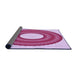 Thickness of Patterned Pink Rug, pat1021pur