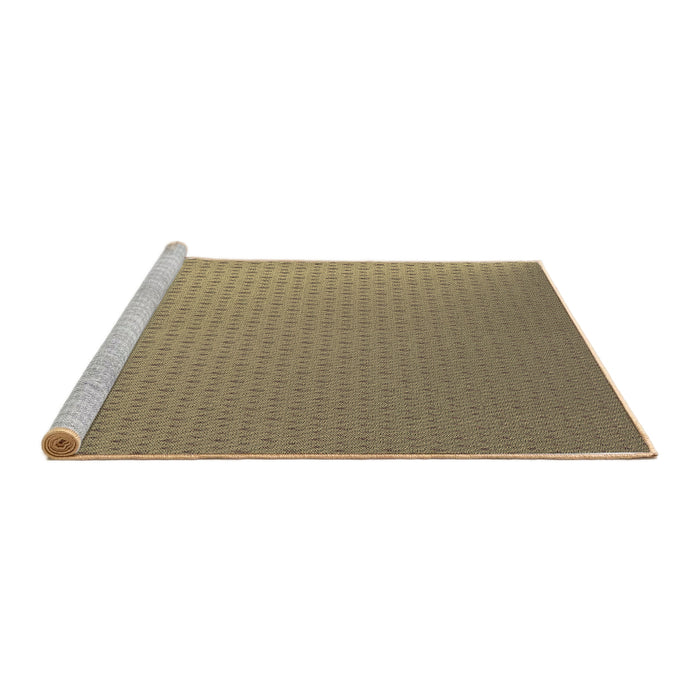 Sideview of Machine Washable Transitional Brown Rug, wshpat1024brn