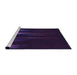 Sideview of Machine Washable Transitional Deep Purple Rug, wshpat1026pur