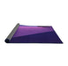 Thickness of Patterned Purple Plum Purple Rug, pat1027pur