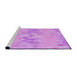 Sideview of Machine Washable Transitional Violet Purple Rug, wshpat1028pur