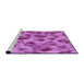 Machine Washable Transitional Purple Rug in a Kitchen, wshpat103pur