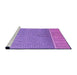 Sideview of Machine Washable Transitional Purple Rug, wshpat1030pur