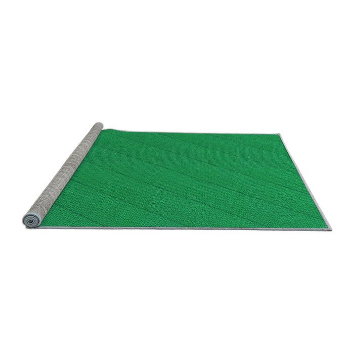 Sideview of Machine Washable Transitional Spring Green Rug, wshpat1038lblu