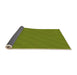 Thickness of Patterned Pistachio Green Rug, pat1038org