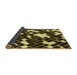 Thickness of Patterned Metallic Gold Rug, pat1040yw