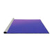 Sideview of Machine Washable Transitional ly Purple Rug, wshpat1041pur