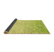 Thickness of Patterned Tea Green Rug, pat1042yw