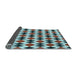 Thickness of Patterned Blue Rug, pat1050lblu