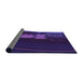 Thickness of Patterned Purple Rug, pat1056pur