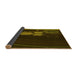 Thickness of Patterned Dark Yellow Green Rug, pat1056yw