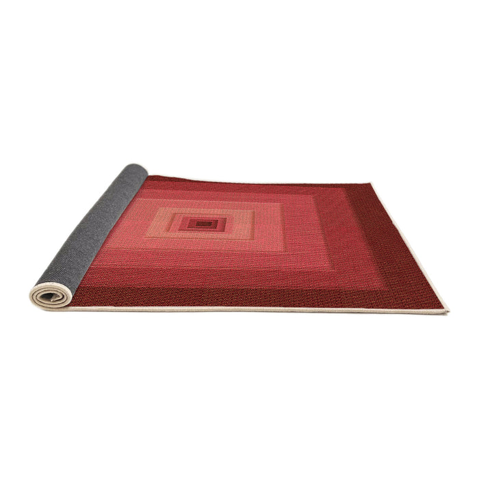Thickness of Patterned Red Rug, pat1057org