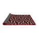 Thickness of Patterned Chocolate Brown Rug, pat1059rd