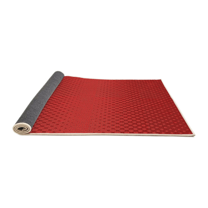 Thickness of Patterned Red Rug, pat1060org