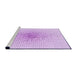 Sideview of Machine Washable Transitional Purple Rug, wshpat1063pur